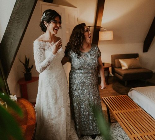 First-look prank on the groom!